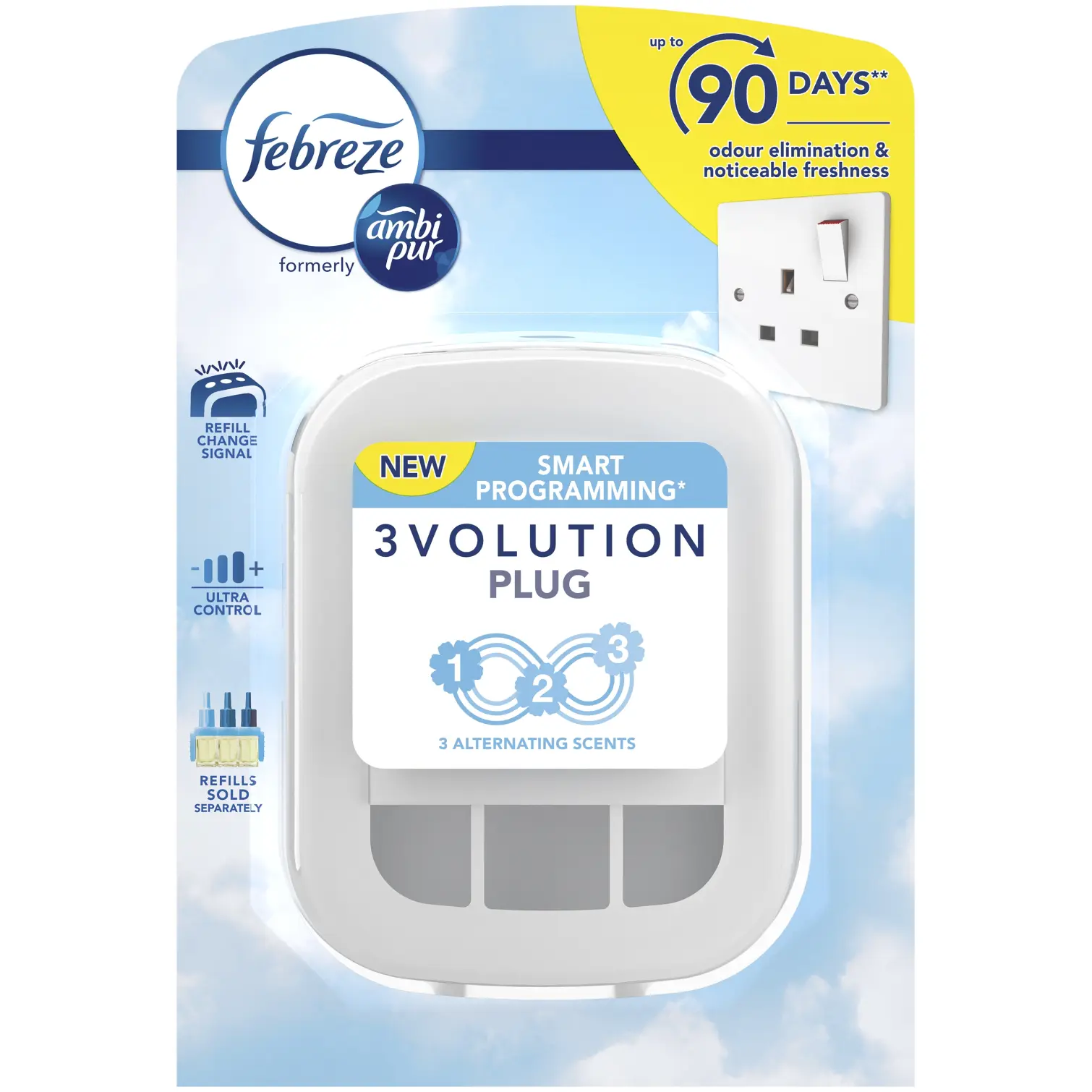 Febreze Ambi Pur 3Volution Air Freshener Electrical Plug In Diffuser