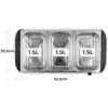 Tower 3 Tray Buffet Server & Plate Warmer