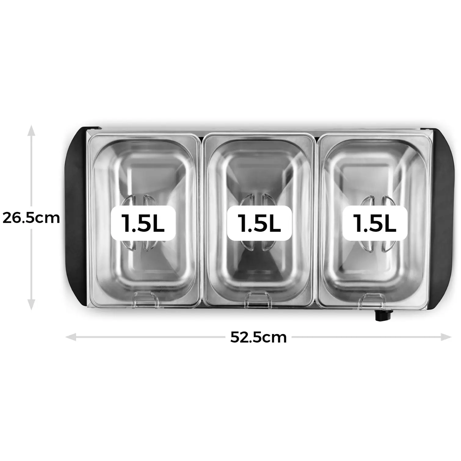 Tower 3 Tray Buffet Server & Plate Warmer