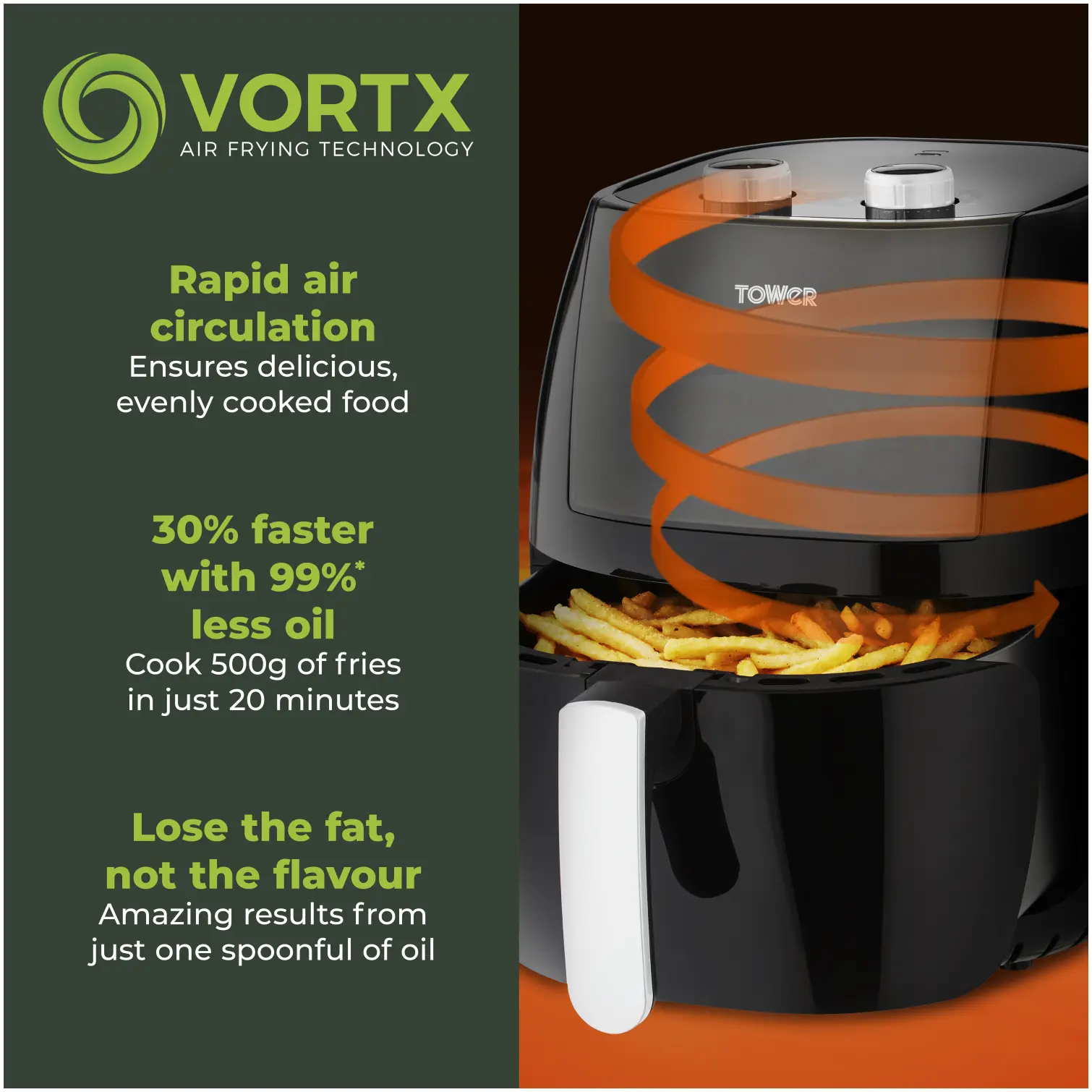 Tower 7Ltr Vizion Air Fryer