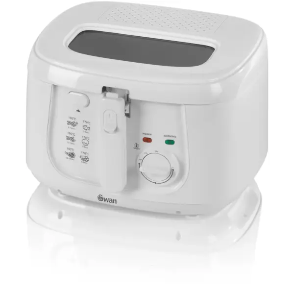 Swan Square Fryer White 2.5L