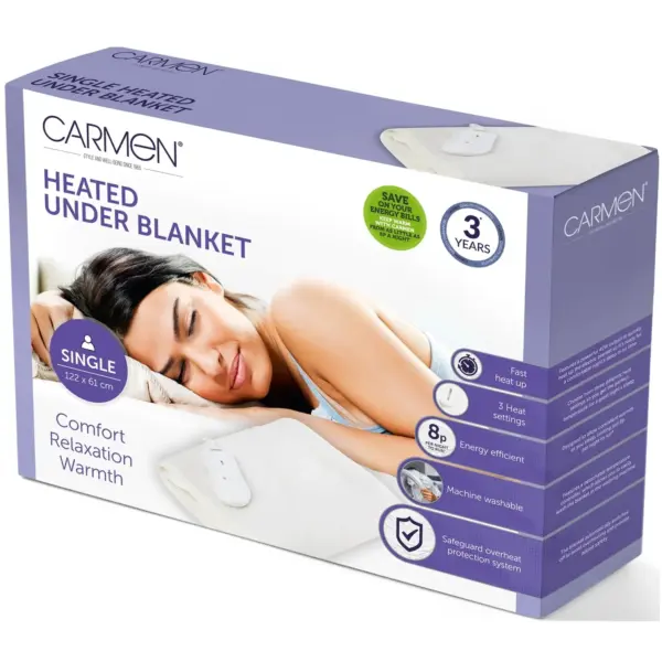 RKW0152 Carmen Under Blanket Single 120 x 60cm