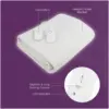 RKW0157_6 Carmen Under Blanket Fitted King Dual Control
