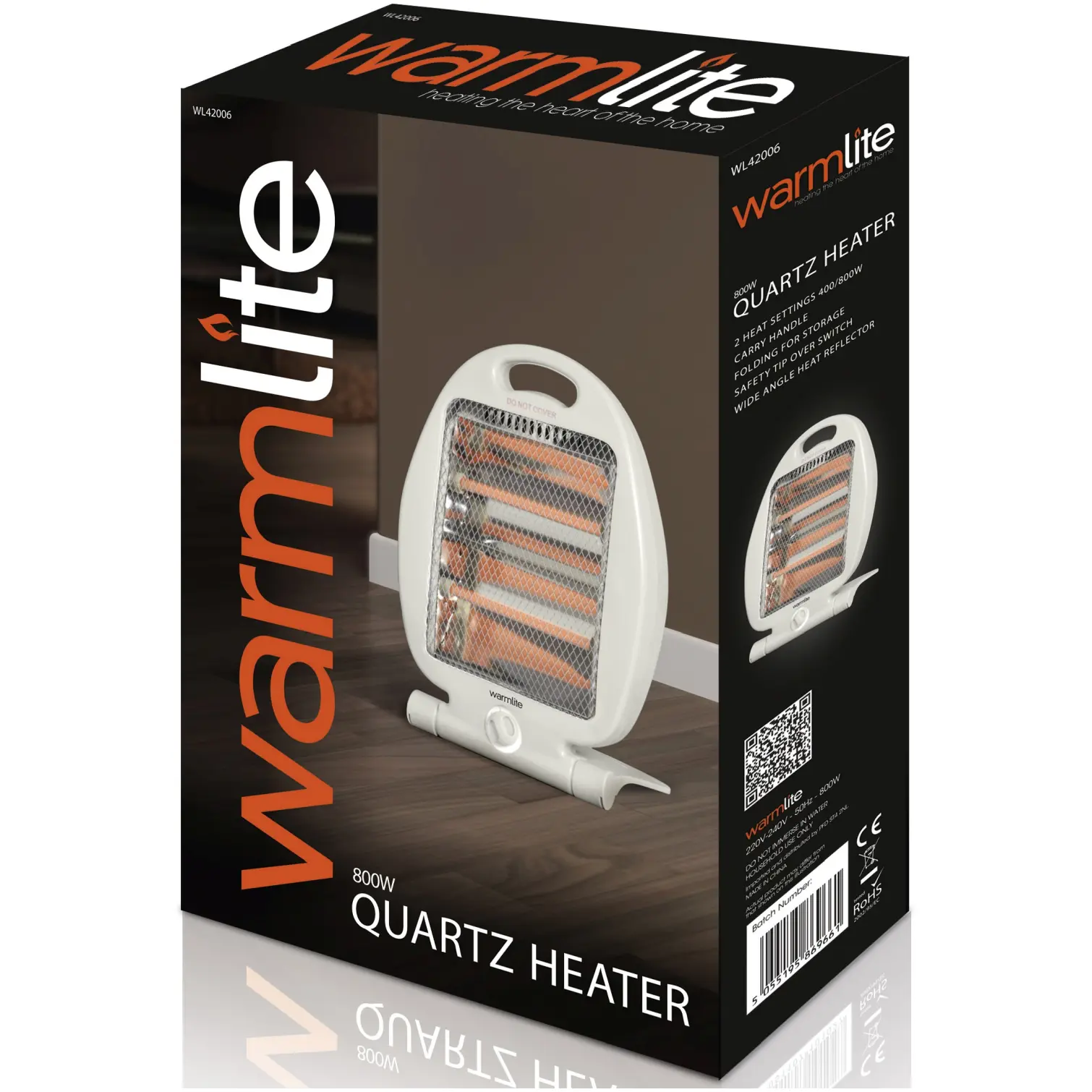RKW0201_4 Warmlight WL42006 Quartz Tube Heater 800W