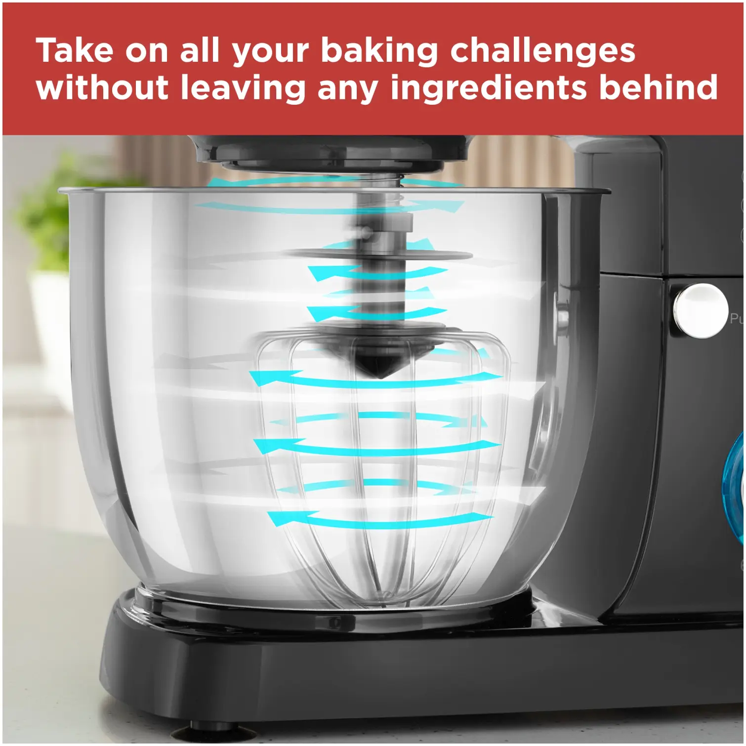Black+Decker Stand Mixer Black 5L 1300W