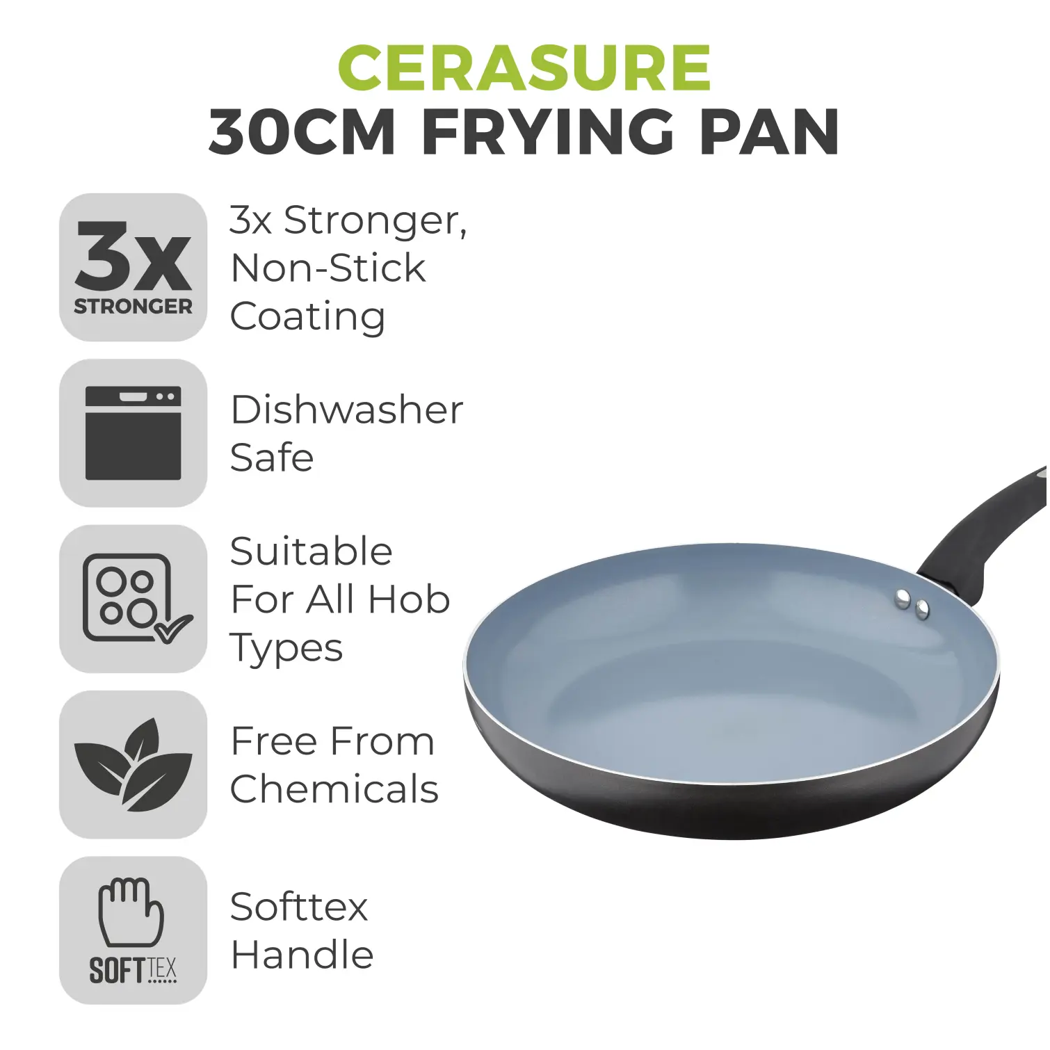 Tower Cerasure Frying Pan 30cm