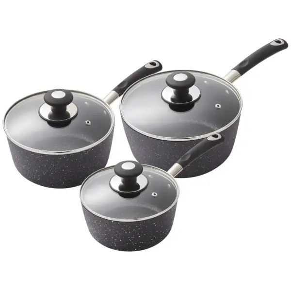 Tower Precision 3 Pce Saucepan Set