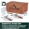 2 Person Filled Picnic Basket