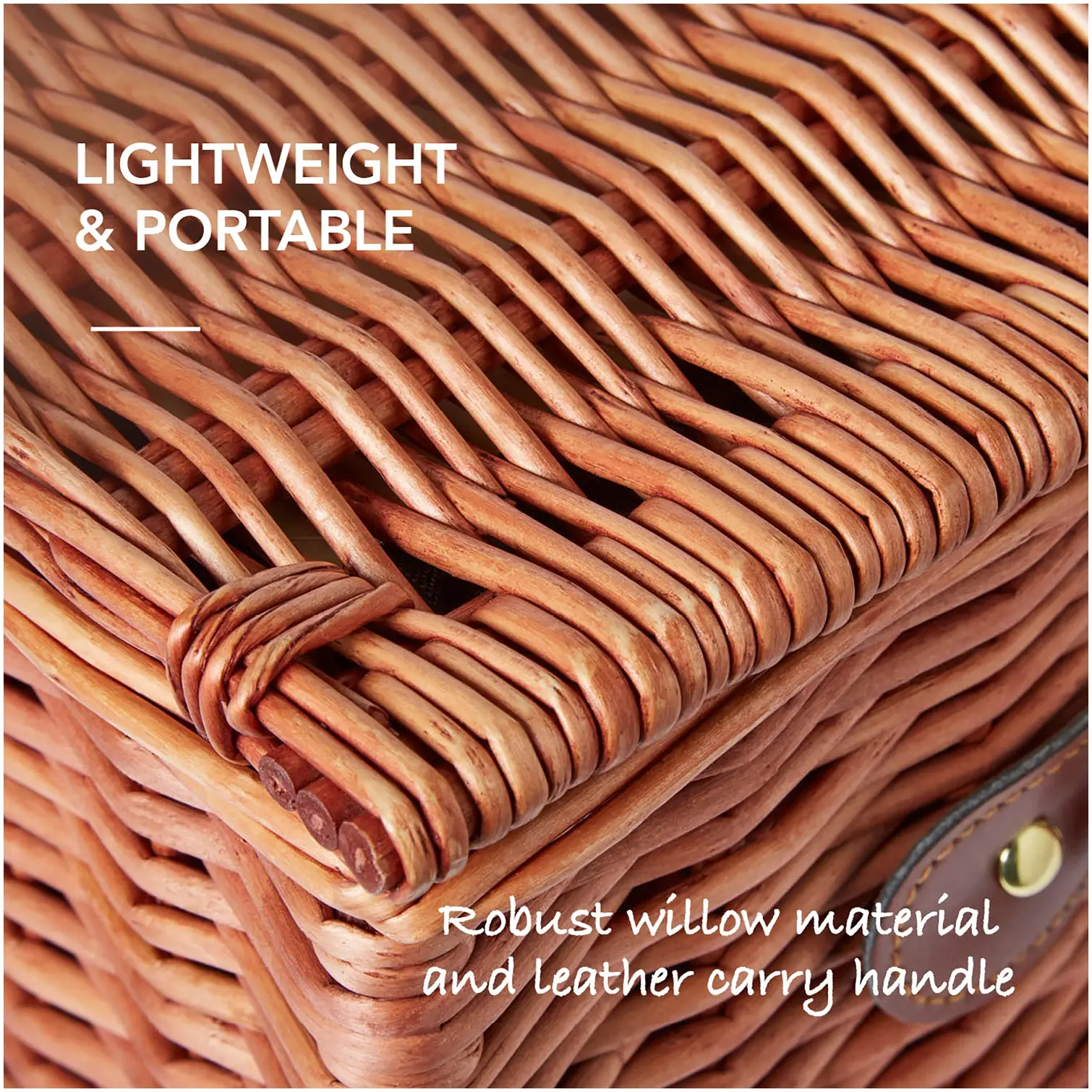 2 Person Filled Picnic Basket