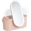 Carmen LED Mirror Cosmetic Storage