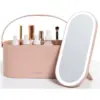 Carmen LED Mirror Cosmetic Storage