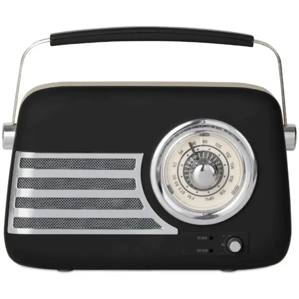 Itek A60048BLK Vintage Radio AM & FM Bands