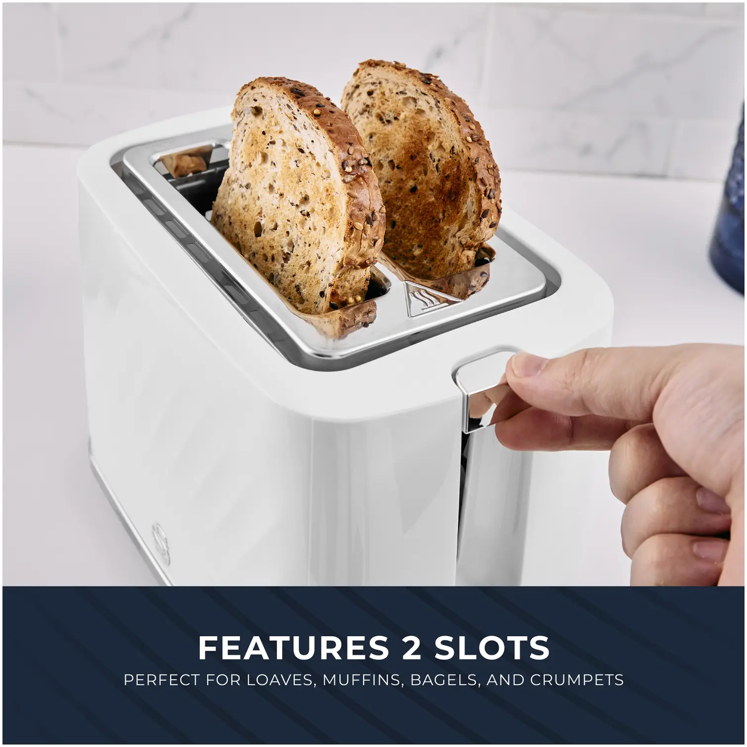 Swan Windsor 2 Slice Toaster White