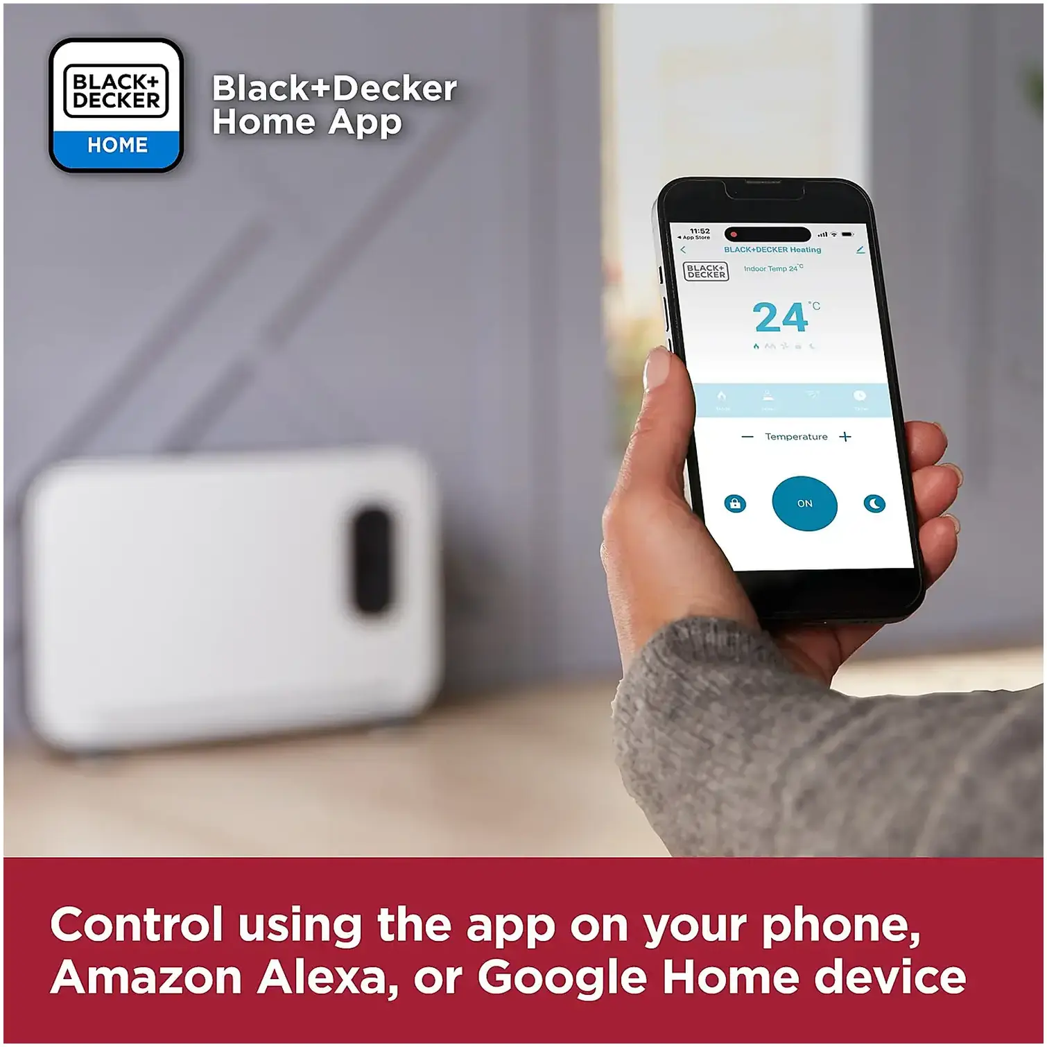 Black+Decker BXCV41014GB Smart Convector Heater 2.2kw
