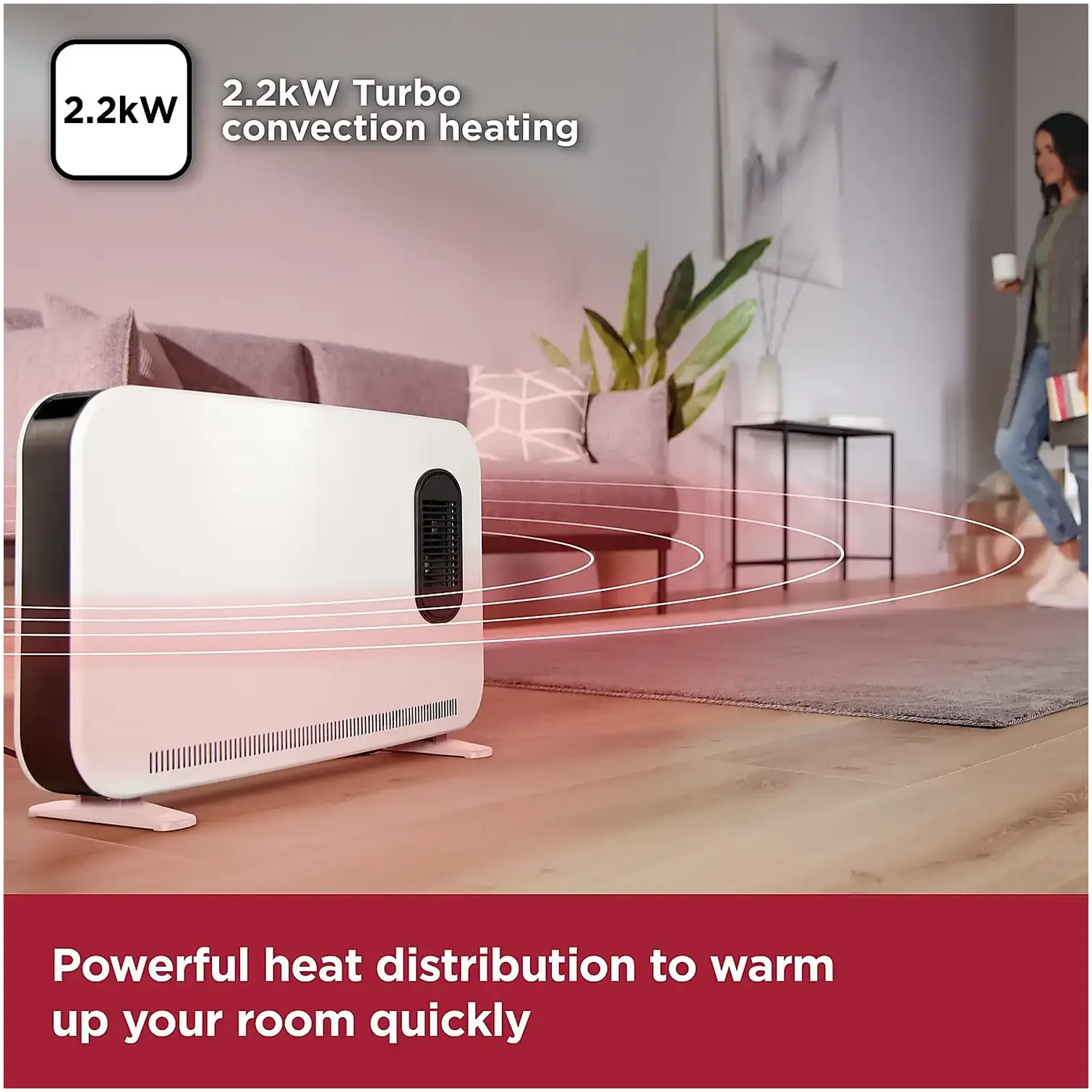 Black+Decker BXCV41014GB Smart Convector Heater 2.2kw