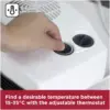 Black+Decker Flat Fan Heater 3kw
