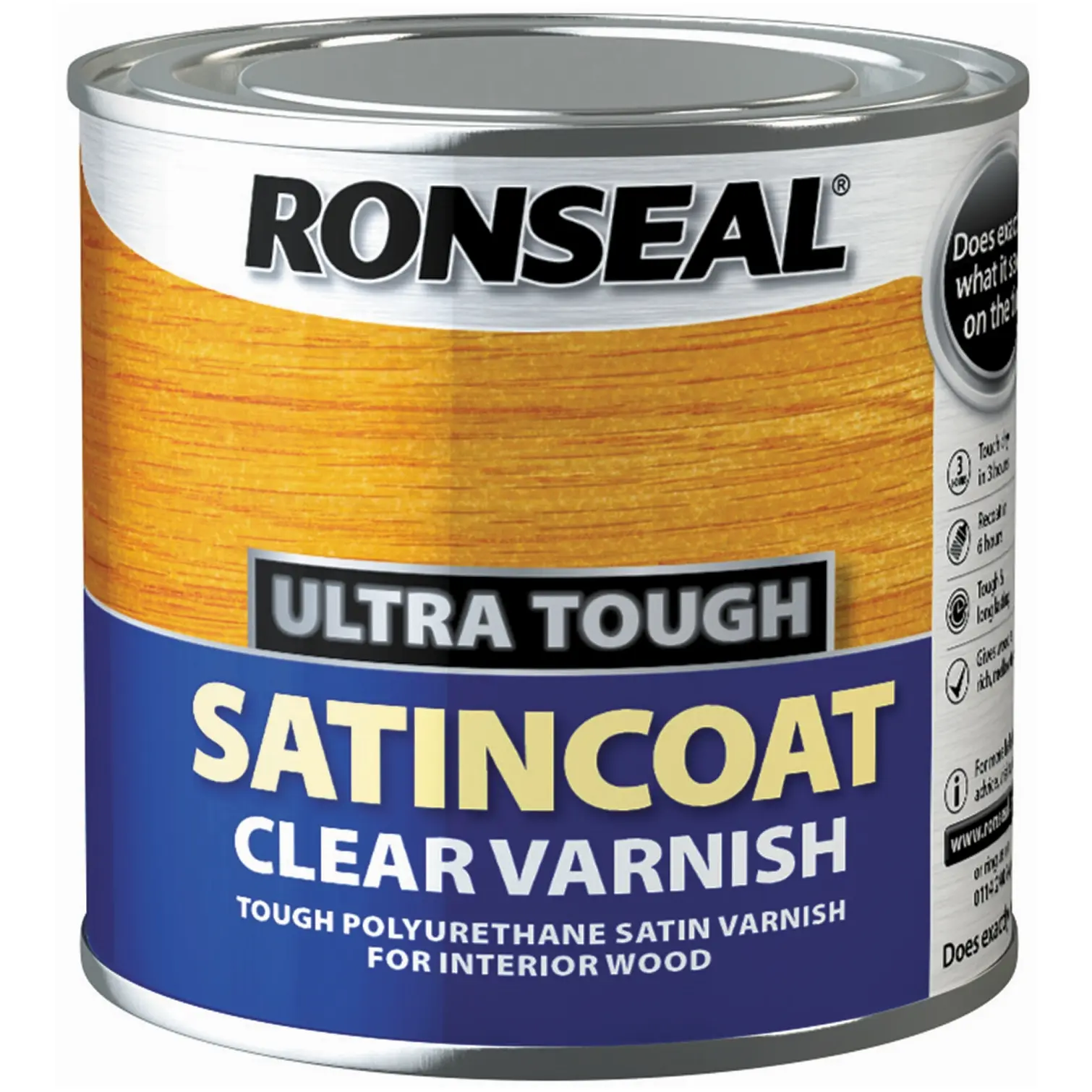 Ronseal Satincoat Clear Varnish 250ml