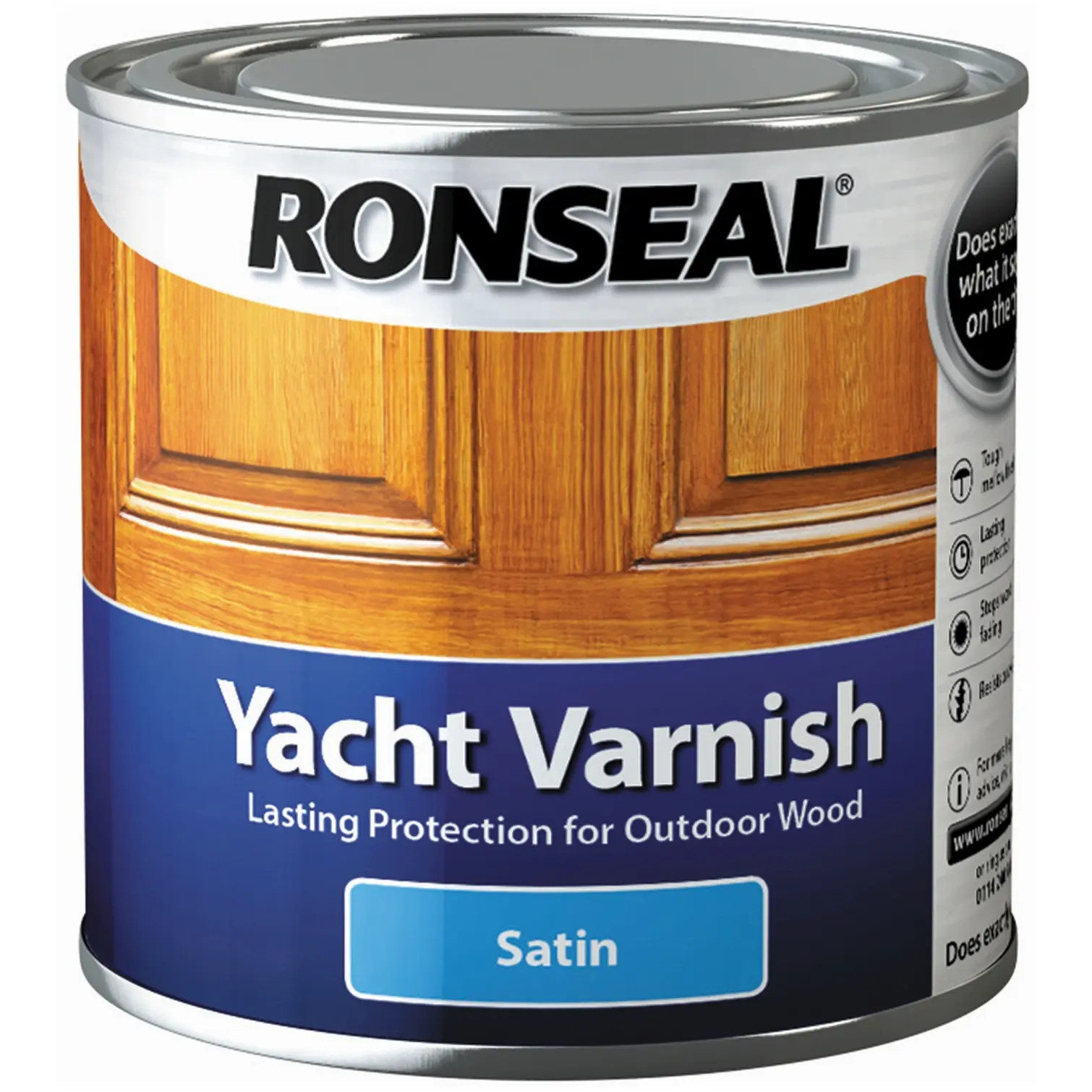 Ronseal Yacht Varnish Satin 250ml
