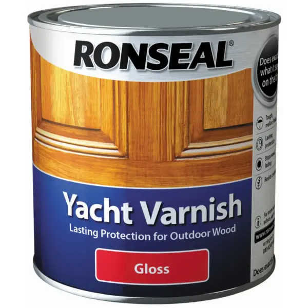RNS0015 Ronseal Yacht Varnish Gloss 1Ltr
