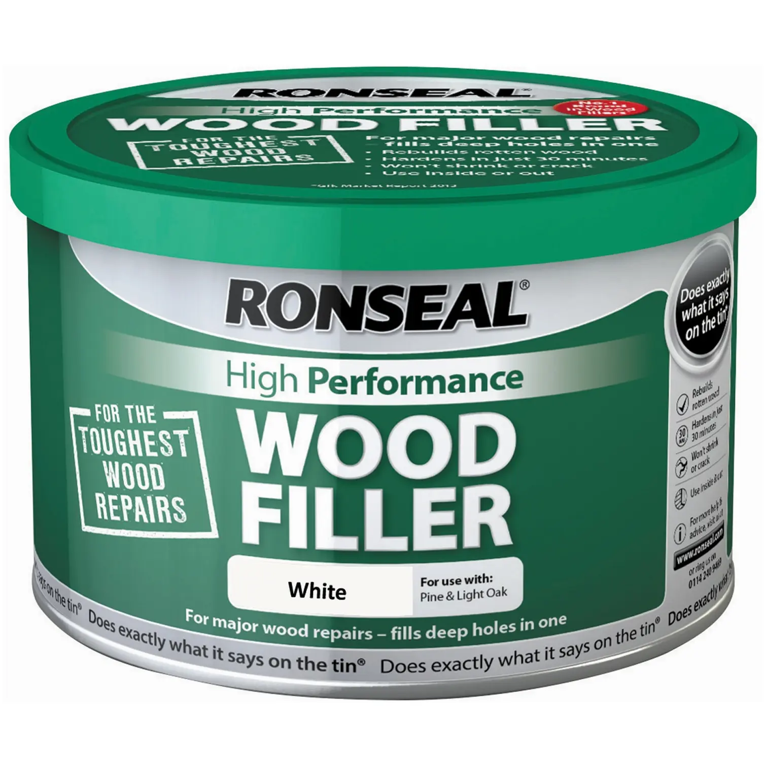 Ronseal High Performance  Woodfiller White 275g