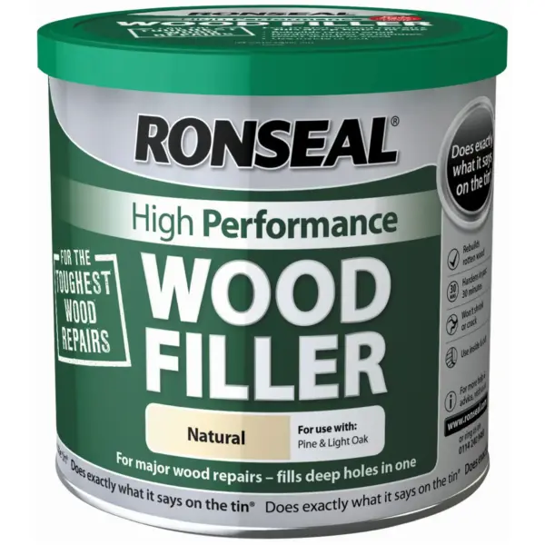 RNS0168 Ronseal High Performance Woodfiller Natural 550g