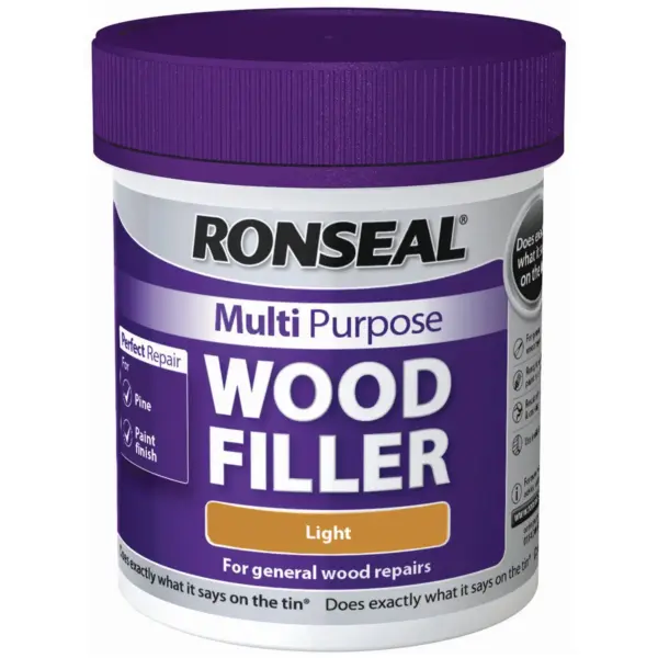 RNS0176 Ronseal Multi Purpose Woodfiller Light 250g