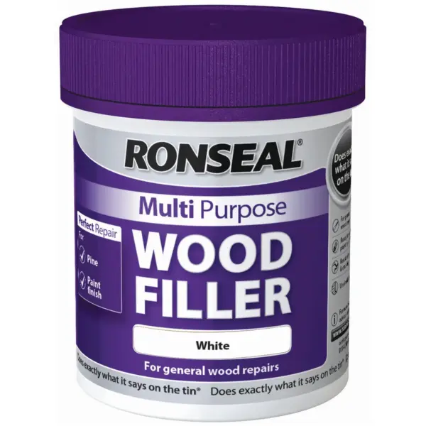 RNS0179 Ronseal Multi Purpose Woodfiller White 250g