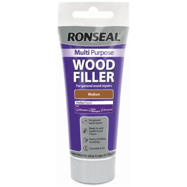 RNS0184 Ronseal Multi Purpose Woodfiller Medium 325g
