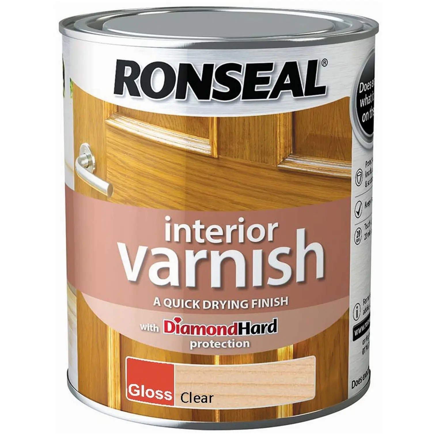 Ronseal Interior Varnish Clear Gloss 750ml