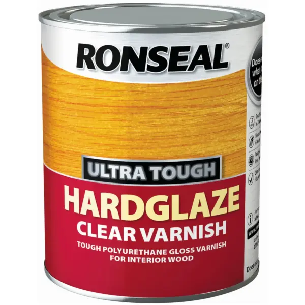 RNS0350 Ronseal Hardglaze Clear 750ml
