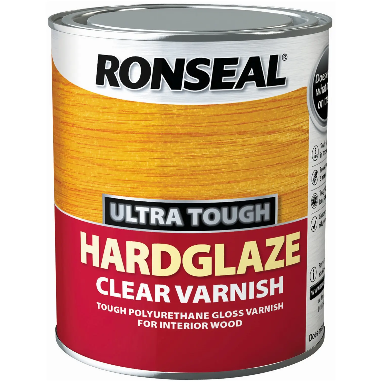 RNS0350 Ronseal Hardglaze Clear 750ml