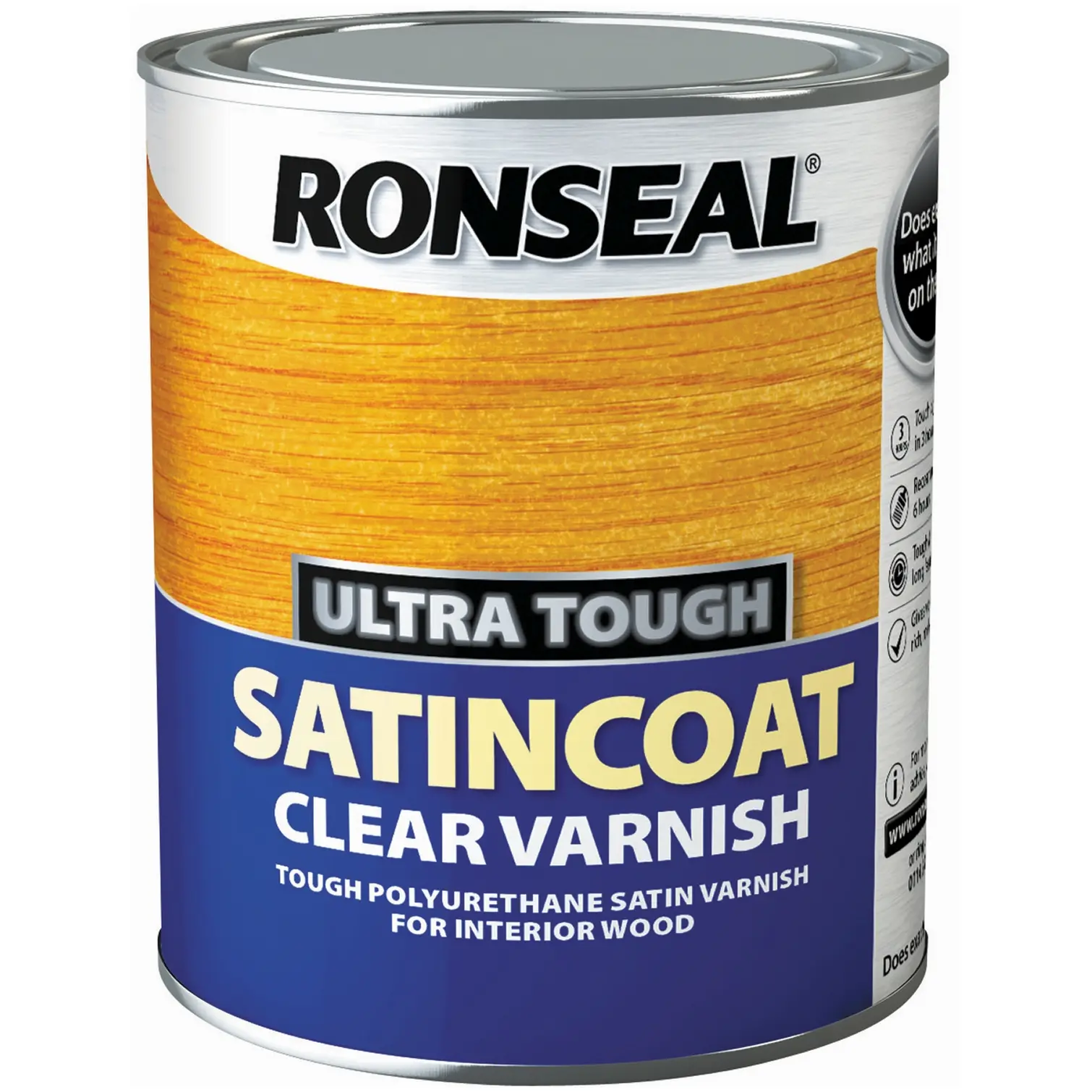 RNS0351 Ronseal Satincoat Clear 750ml