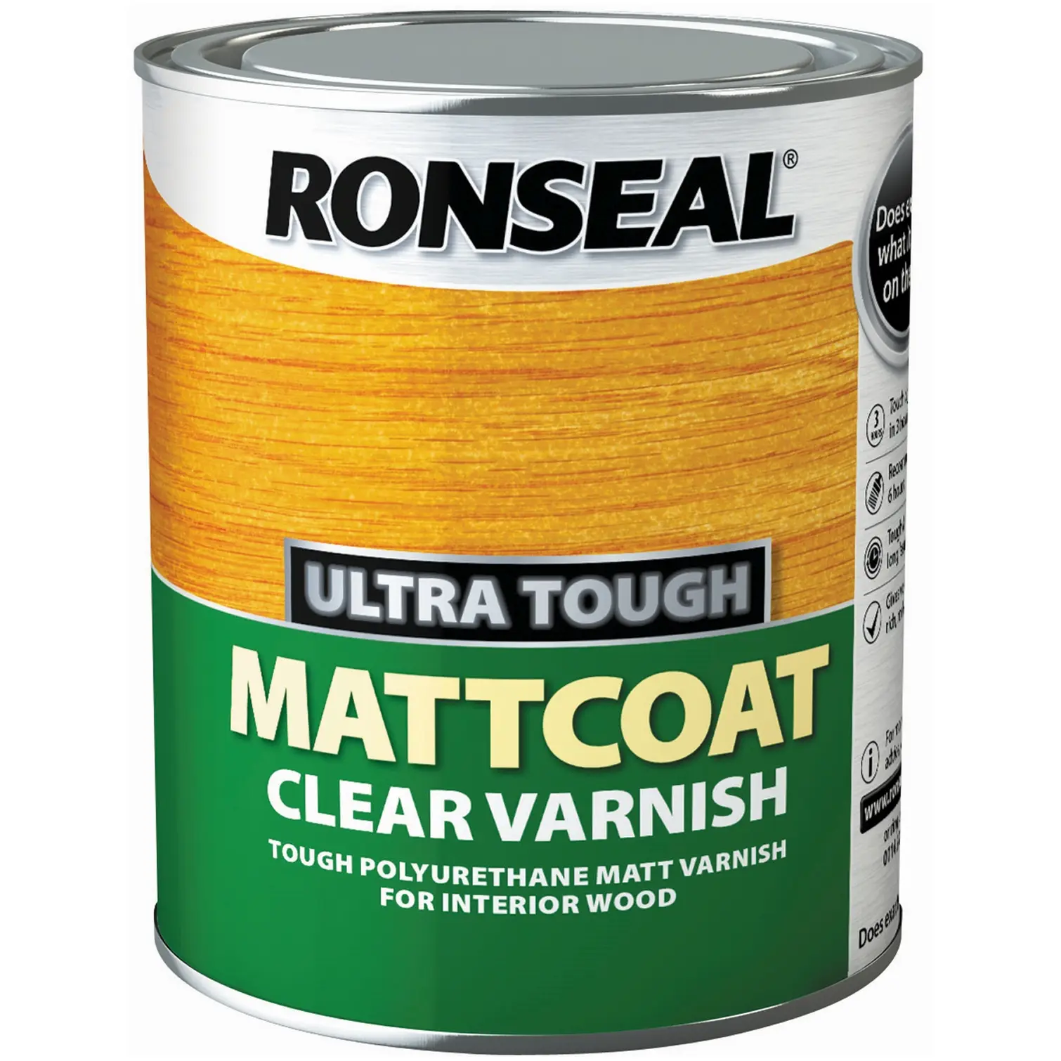 RNS0352 Ronseal Mattcoat Clear 750ml