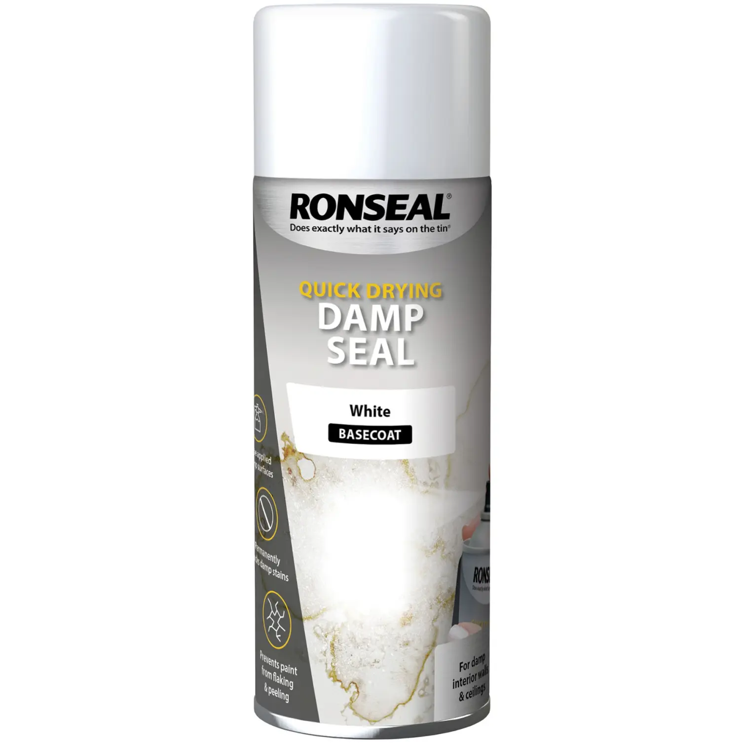 RNS0423 Ronseal Quick Drying Damp Seal Aerosol 400ml