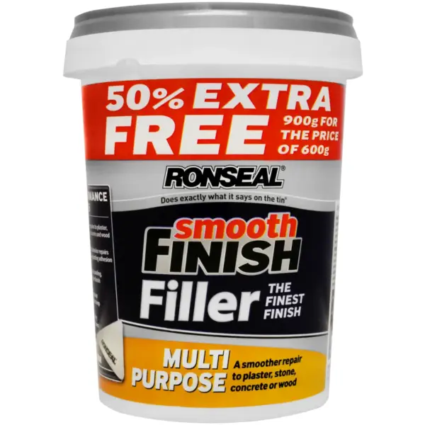 RNS0810 Ronseal Smooth Finish Filler 600g+50%