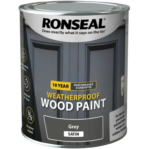 RNS0910 Ronseal 10Y Weatherproof Grey 750ml