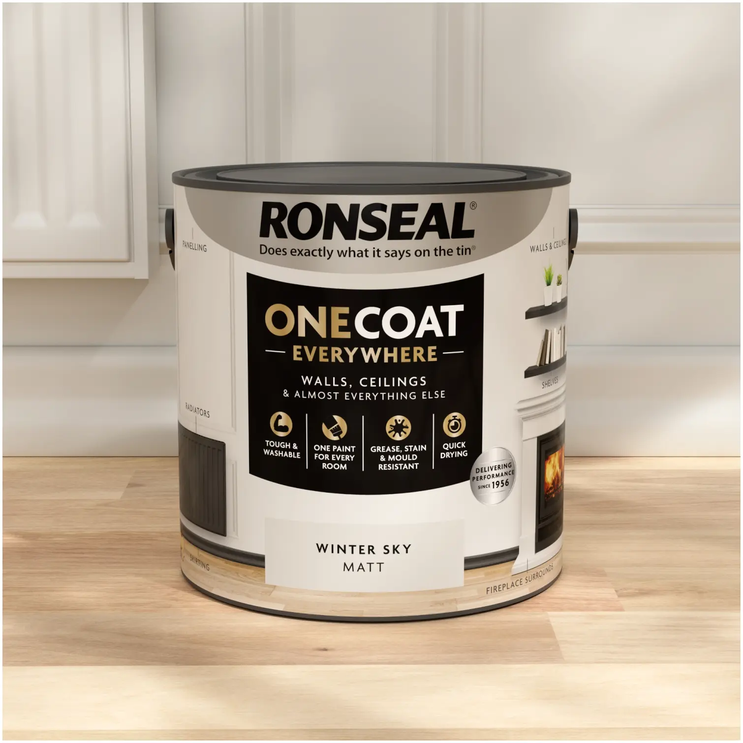 Ronseal Everywhere One Coat Matt Winter Sky 2.5Ltr