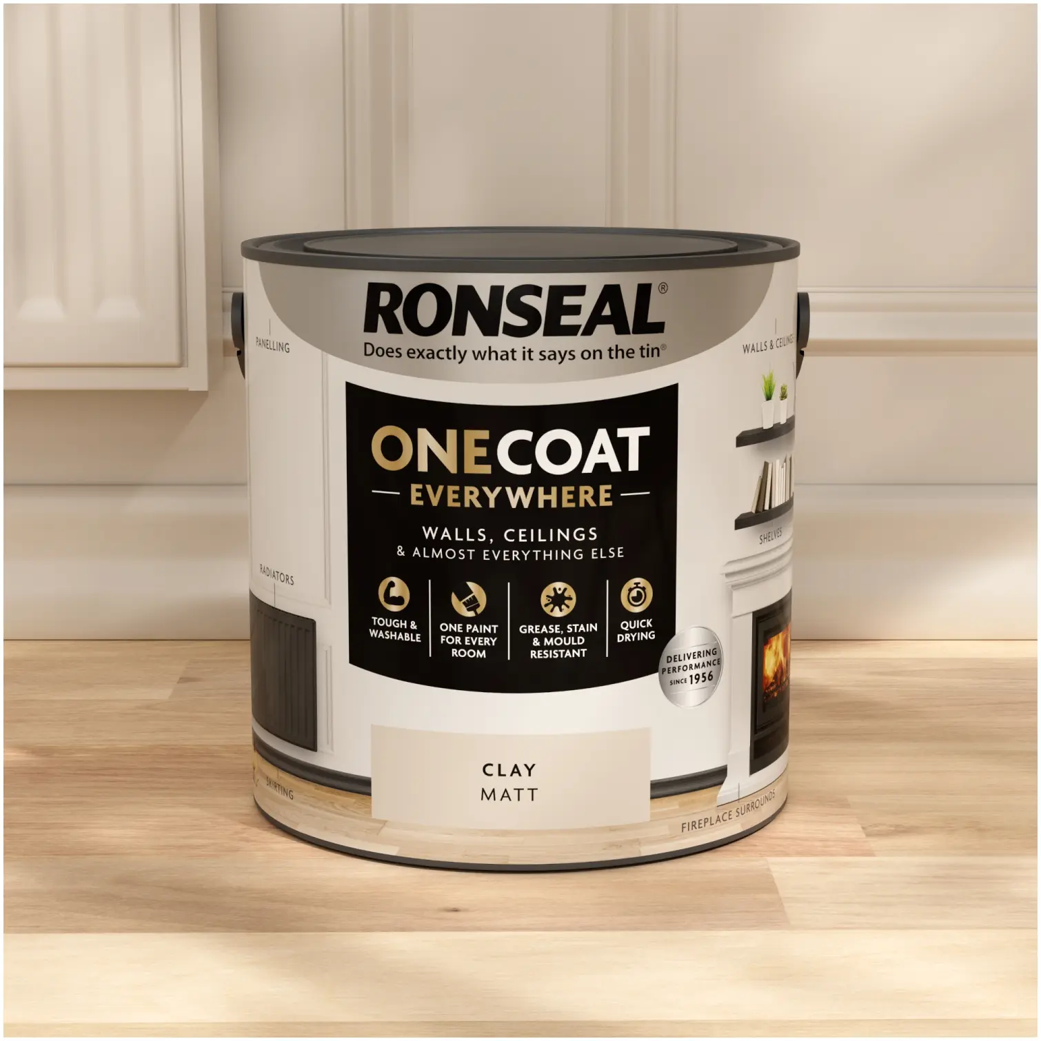 Ronseal Everywhere One Coat Matt Clay 2.5Ltr