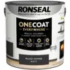 RNS1226 Ronseal Everywhere One Coat Matt Black Pepper 2.5Ltr