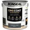 Ronseal Everywhere One Coat Matt Charcoal Grey 2.5Ltr