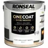 Ronseal Everywhere One Coat Matt White 2.5Ltr