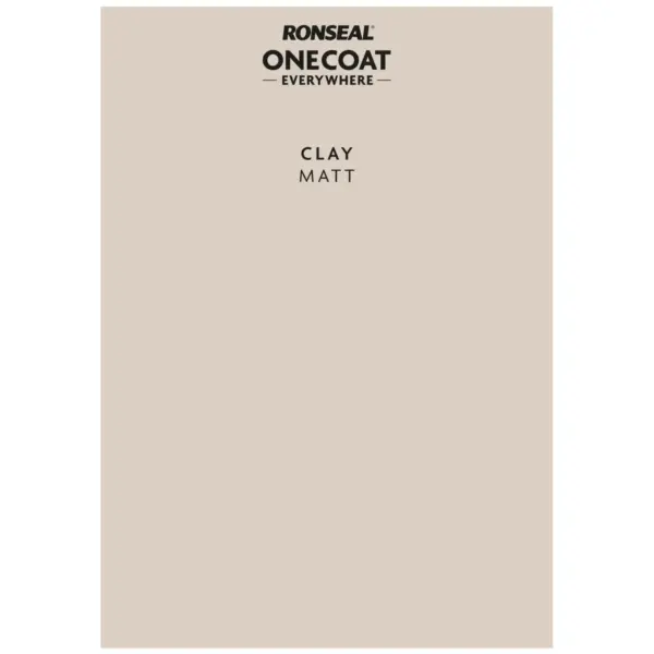 RNS2022 Ronseal Everywhere Peel & Stick Tester Clay