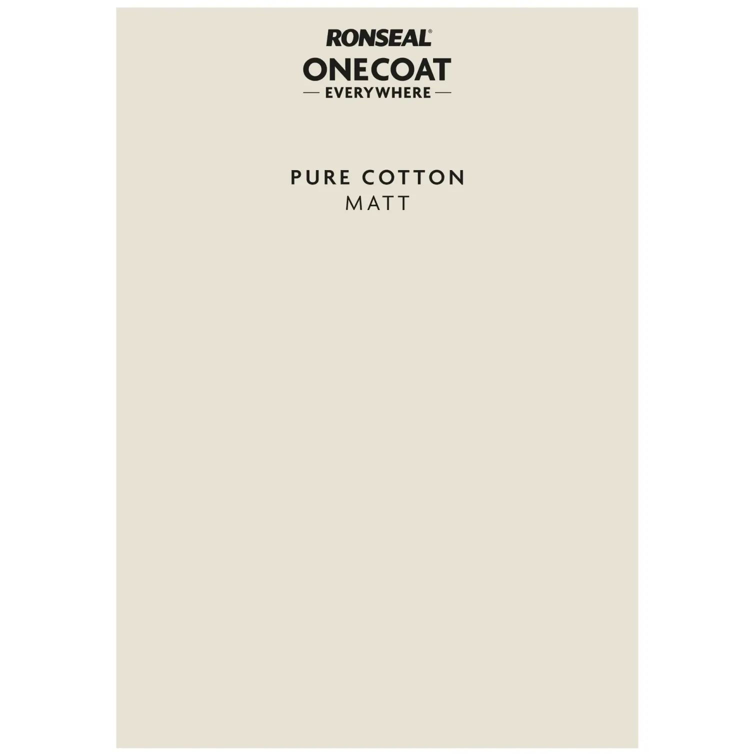 Ronseal Everywhere Peel & Stick Tester Pure Cotton