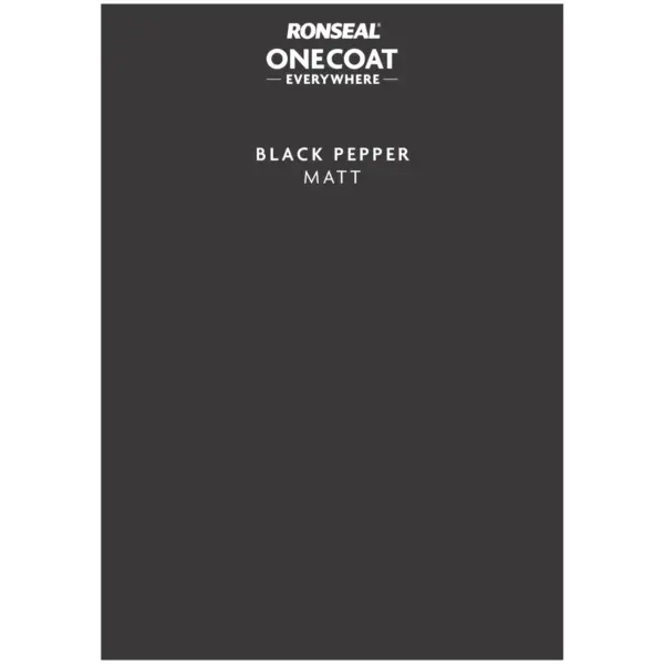 Ronseal Everywhere Peel & Stick Tester Black Pepper