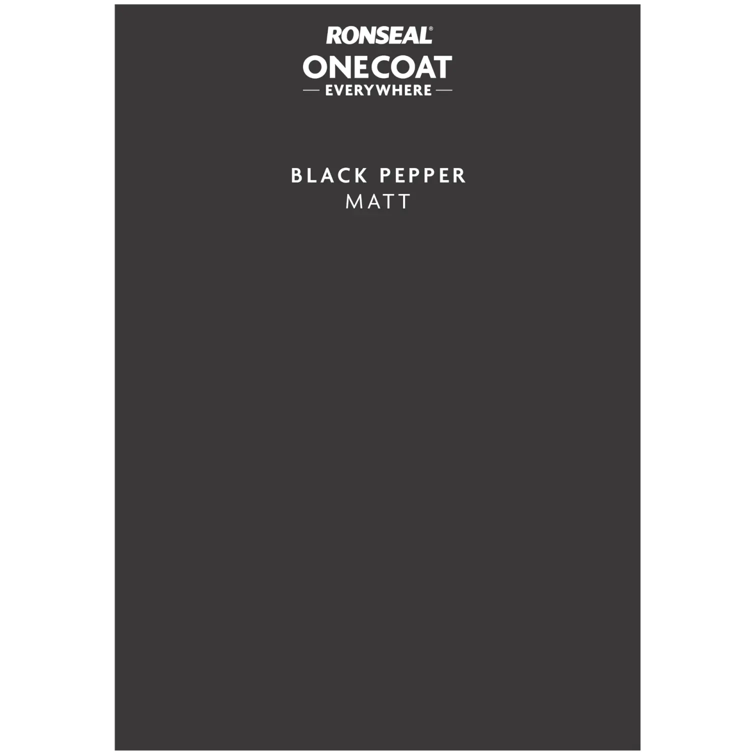 Ronseal Everywhere Peel & Stick Tester Black Pepper