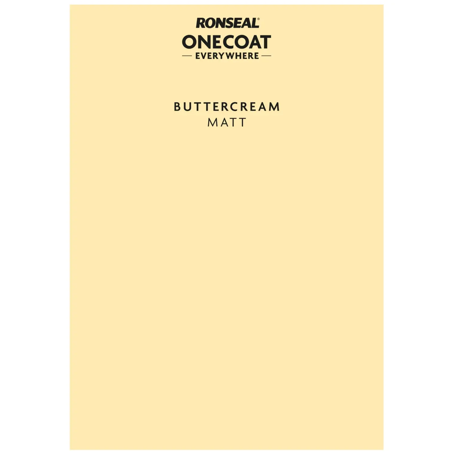 RNS2034 Ronseal Everywhere Peel & Stick Tester Buttercream