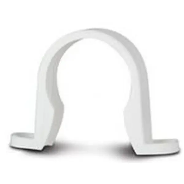Oracstar 32mm Plastic Pipe Clips White pack of 4