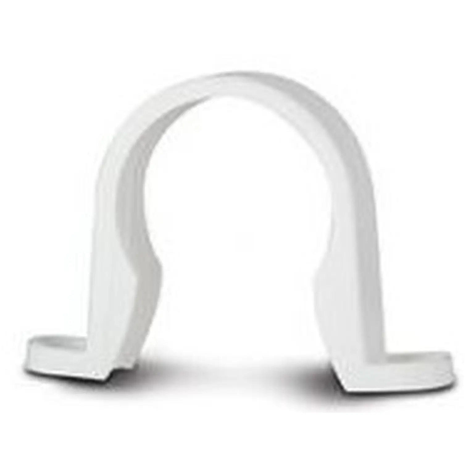 Oracstar 32mm Plastic Pipe Clips White pack of 4