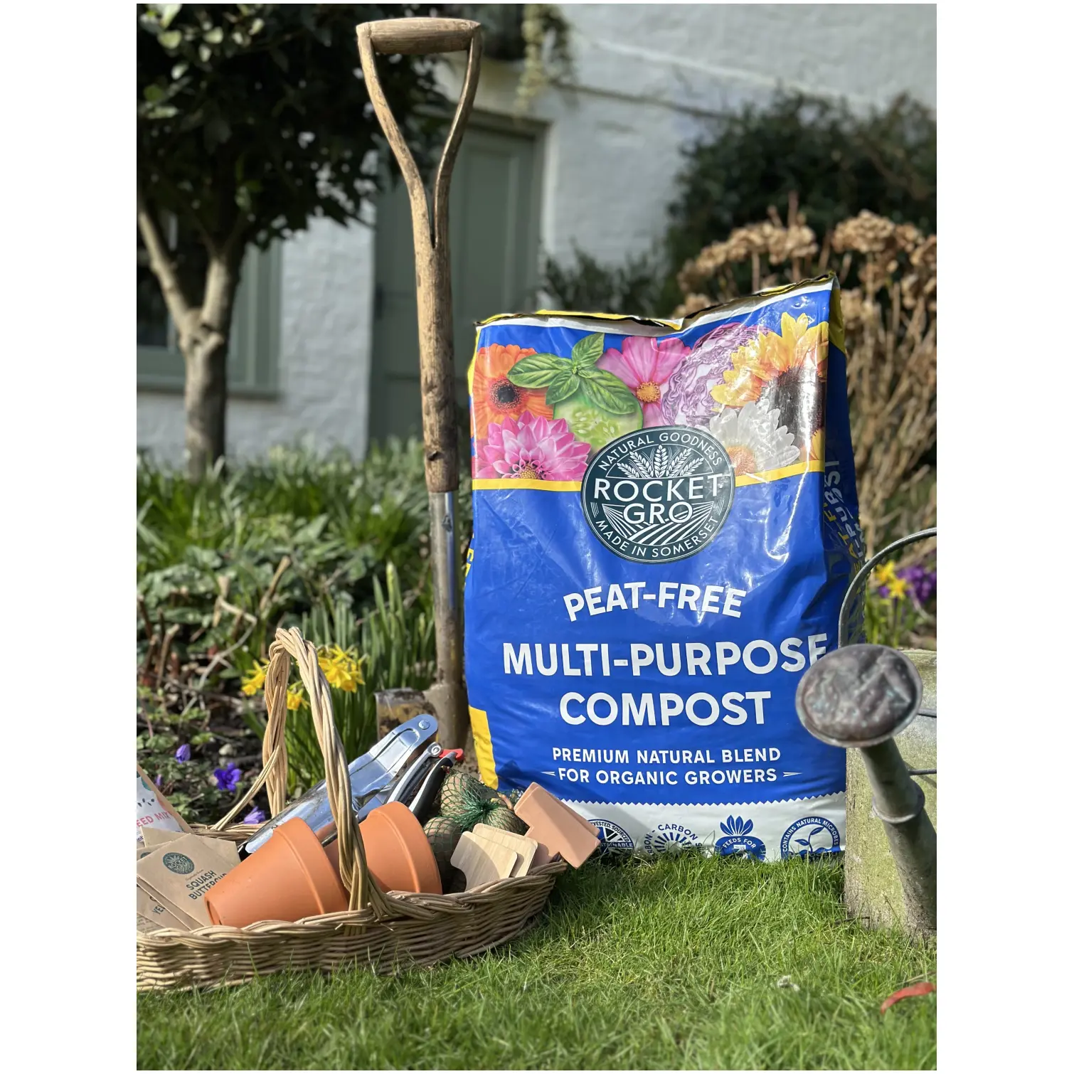 ROC0001_3 Rocket Gro Peat Free Multi-Purpose Compost 50 Litres