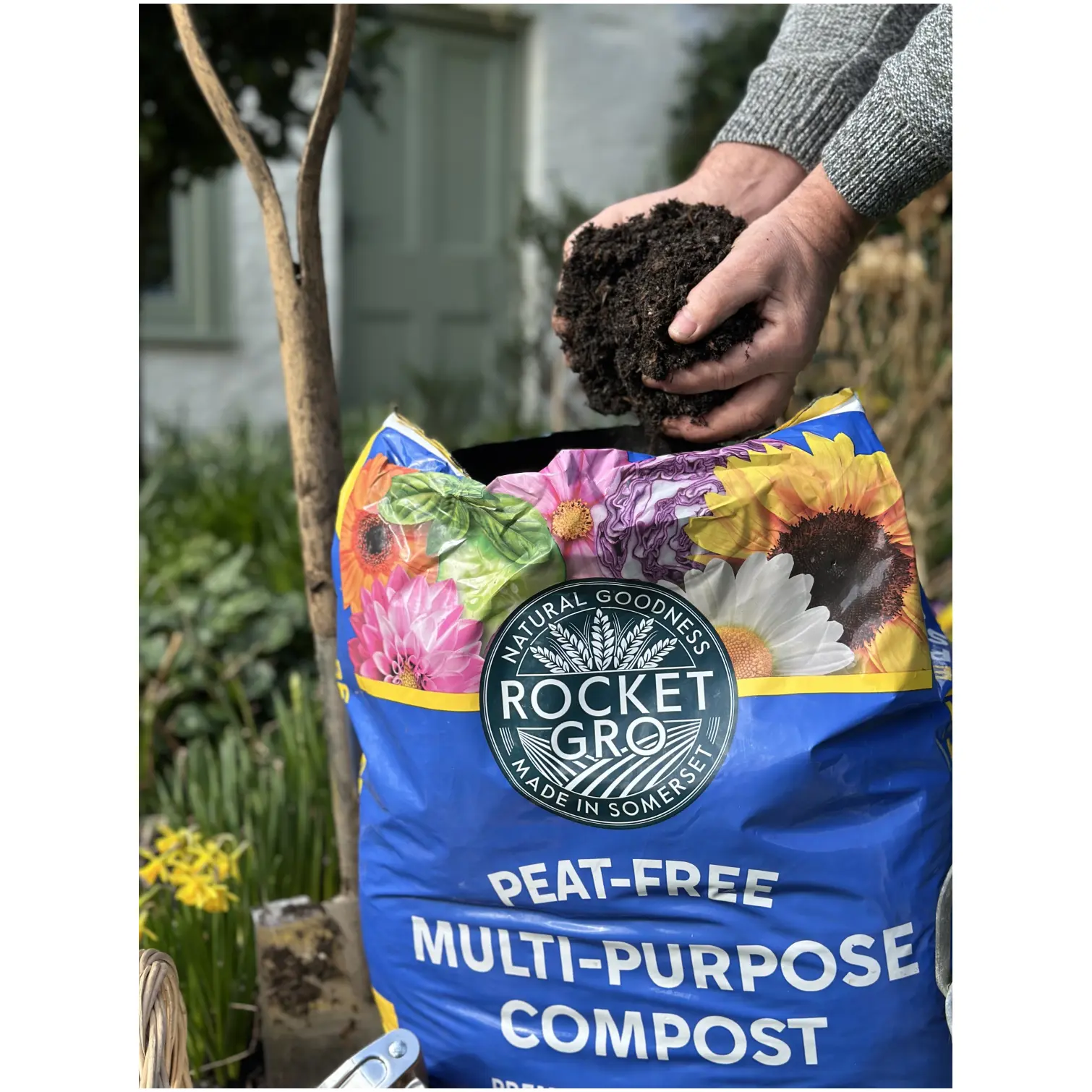 ROC0001_4 Rocket Gro Peat Free Multi-Purpose Compost 50 Litres